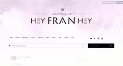 Desktop Screenshot of heyfranhey.com